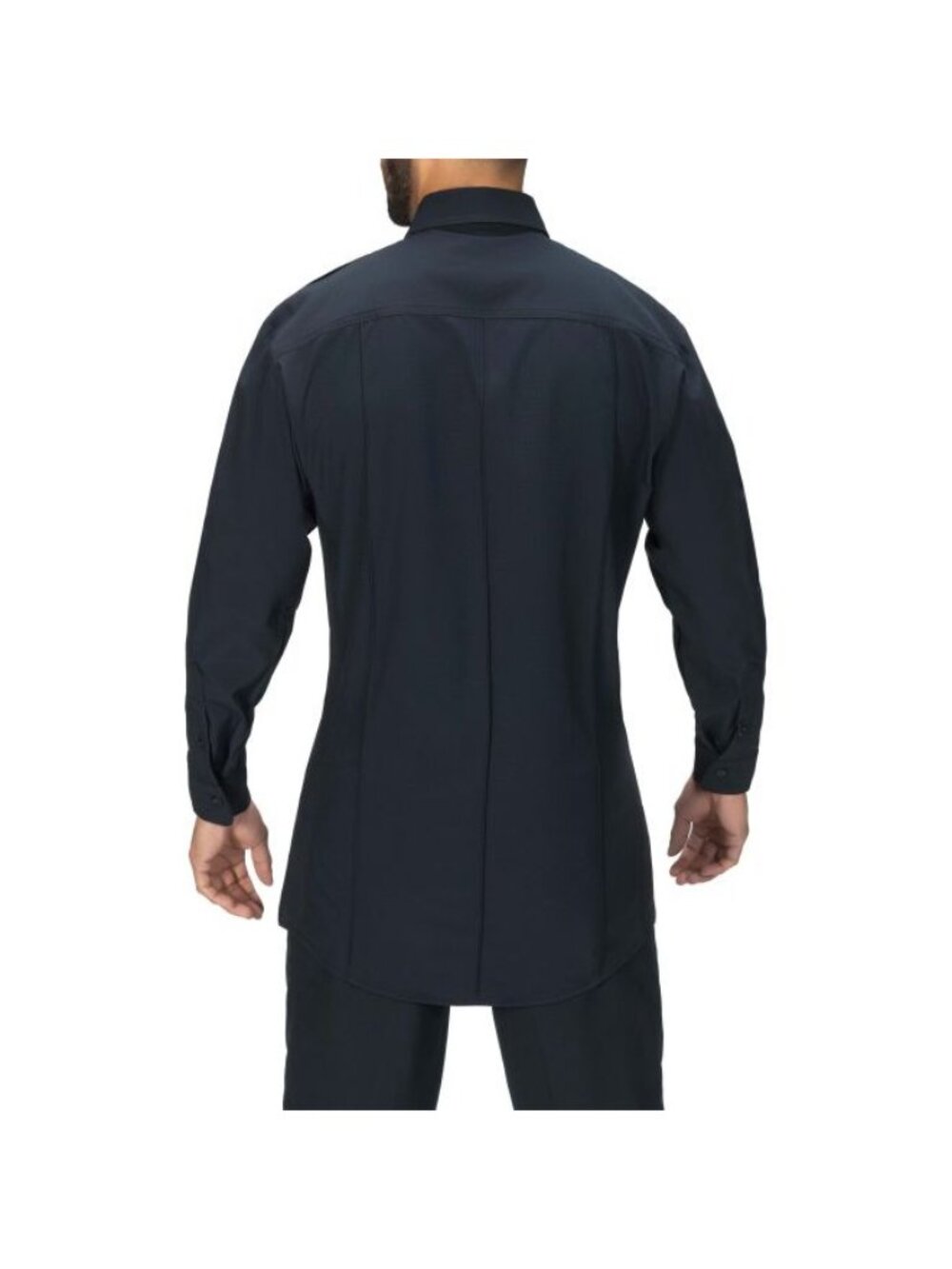 NWT Blauer FLEXRS LS Supershirt Mens 20.5/37 Dark Navy 8671 - Picture 4 of 10